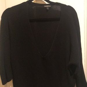 V neck express sweater